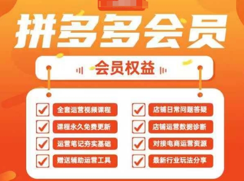 2025拼多多运营实战课，40节全流程教学，覆盖拼多多运营全链路-阿强资源站