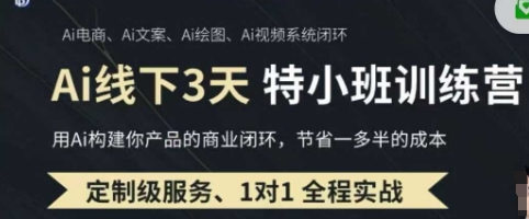 AI实操培训第20-21期线下，0基础保姆级教程，3月最新整理，企业获客、降本增效、打造超级个体-阿强资源站